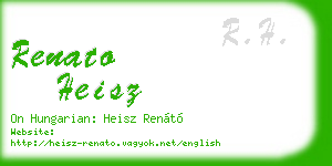 renato heisz business card